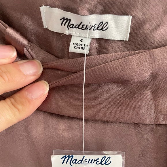 NWT Madewell The Harlow Wide-Leg Pant in Satin - Picture 5 of 6